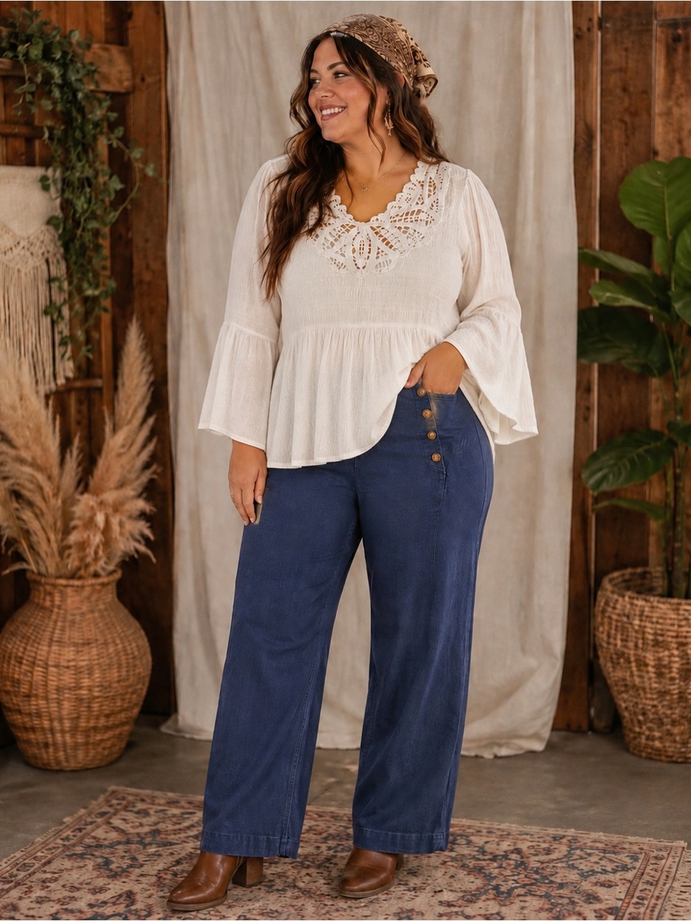 20. Plus Edgy boho outfit bundle